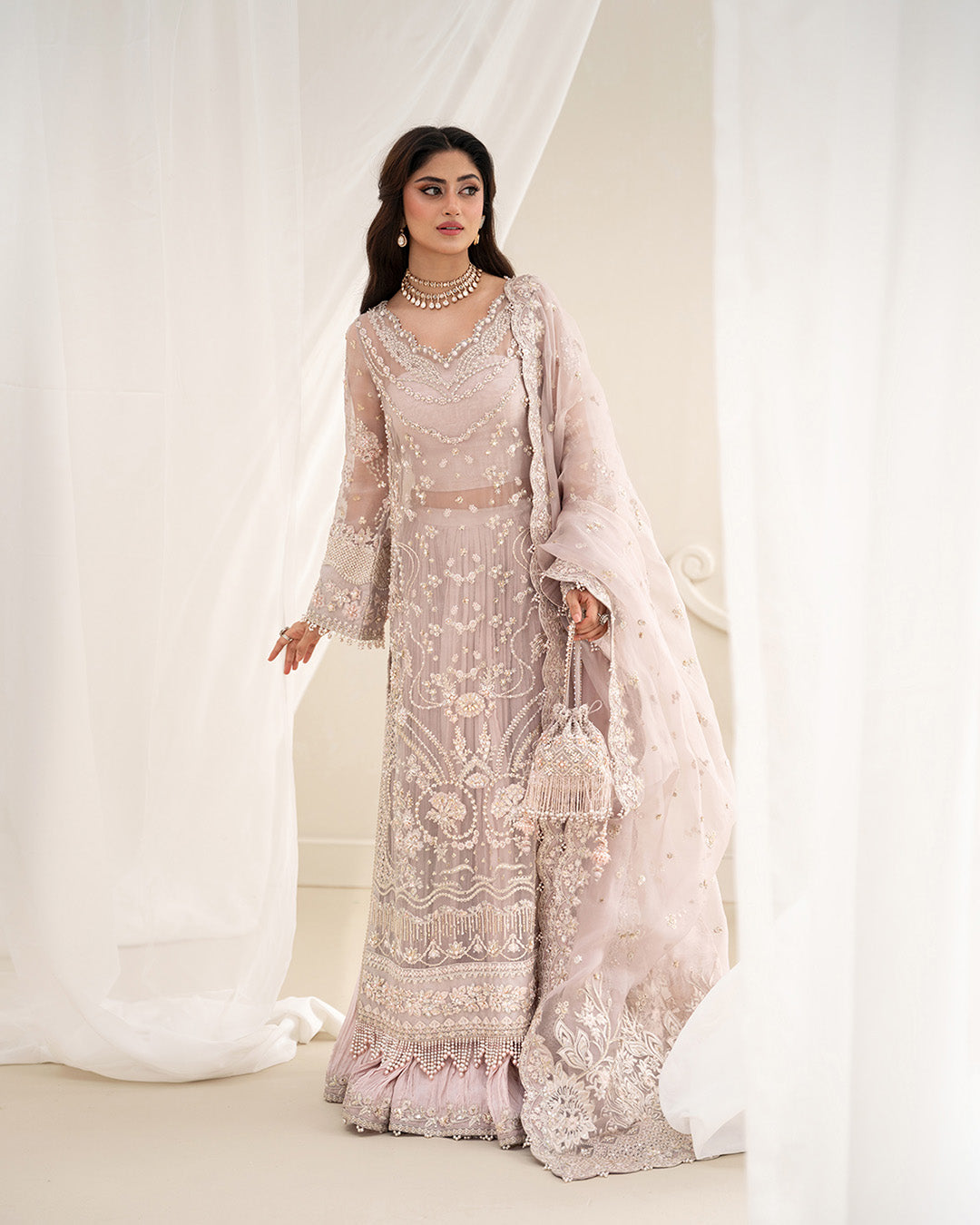 Faiza Saqlain | Rua Wedding Formals | Ela by Faiza Saqlain - Designer Dress  - Type : Ladies Clothes - Available at Libayah - 100% Original 