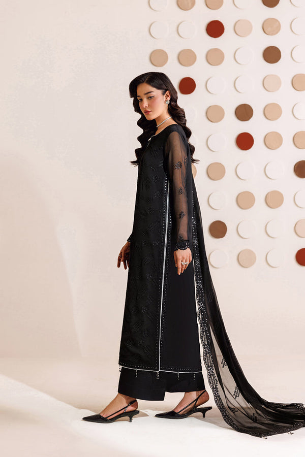 Farasha | Chiffon Threads 26 | Charcoal Whisper by Farasha - Designer Dress  - Type : Ladies Clothes - Available at Libayah - 100% Original 