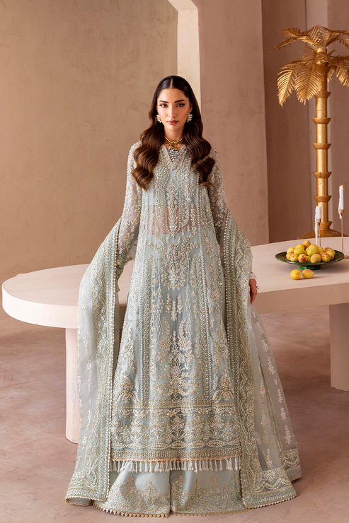 Emaan Adeel | Clay Couture | NUVRA by Emaan Adeel - Designer Dress  - Type : Ladies Clothes - Available at Libayah - 100% Original 