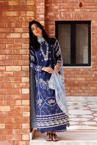 Emaan Adeel | Mirabelle Festive Luxury Lawn | PETAL POSH by Emaan Adeel - Designer Dress  - Type : Ladies Clothes - Available at Libayah - 100% Original 