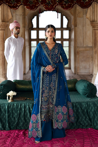 Emaan Adeel | Romansiyyah Luxury Formals | ZARQ by Emaan Adeel - Designer Dress  - Type : Ladies Clothes - Available at Libayah - 100% Original 