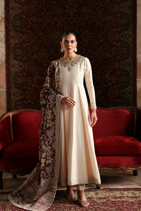 Emaan Adeel | Afsana e Silk | LALEH by Emaan Adeel - Designer Dress - Type : Ladies Clothes - Available at Libayah - 100% Original 