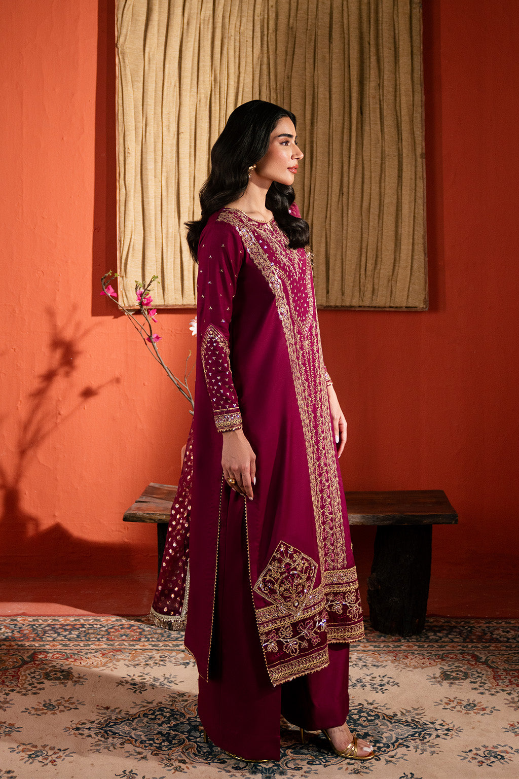 Neeshay | Raw Silk | RTW-RS-01 by Neeshay - Designer Dress  - Type : Ladies Clothes - Available at Libayah - 100% Original 