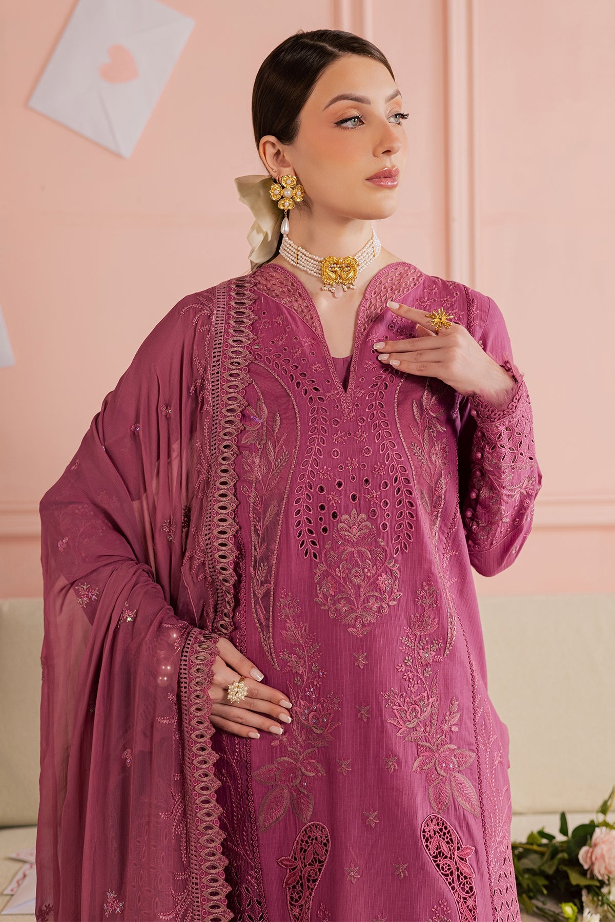 Nureh | Luxury Pret | FE-13 by Nureh - Designer Dress  - Type : Ladies Clothes - Available at Libayah - 100% Original 