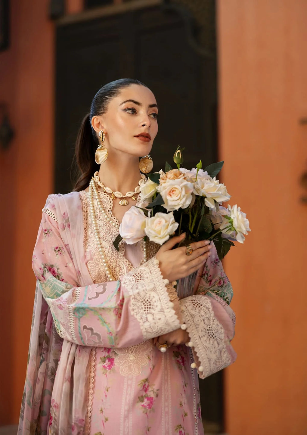 Elaf Premium | Signature 25 | ETS-01B PINK PETAL by Elaf Premium - Designer Dress - Type: Ladies Clothes - Available at Libayah - 100% Original