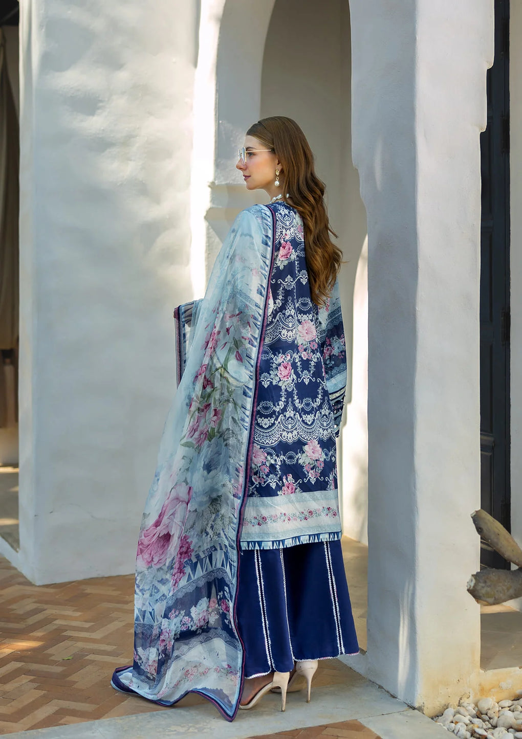 Elaf Premium | Signature 25 | ETS-06A LONDON BLUES by Elaf Premium - Designer Dress - Type: Ladies Clothes - Available at Libayah - 100% Original