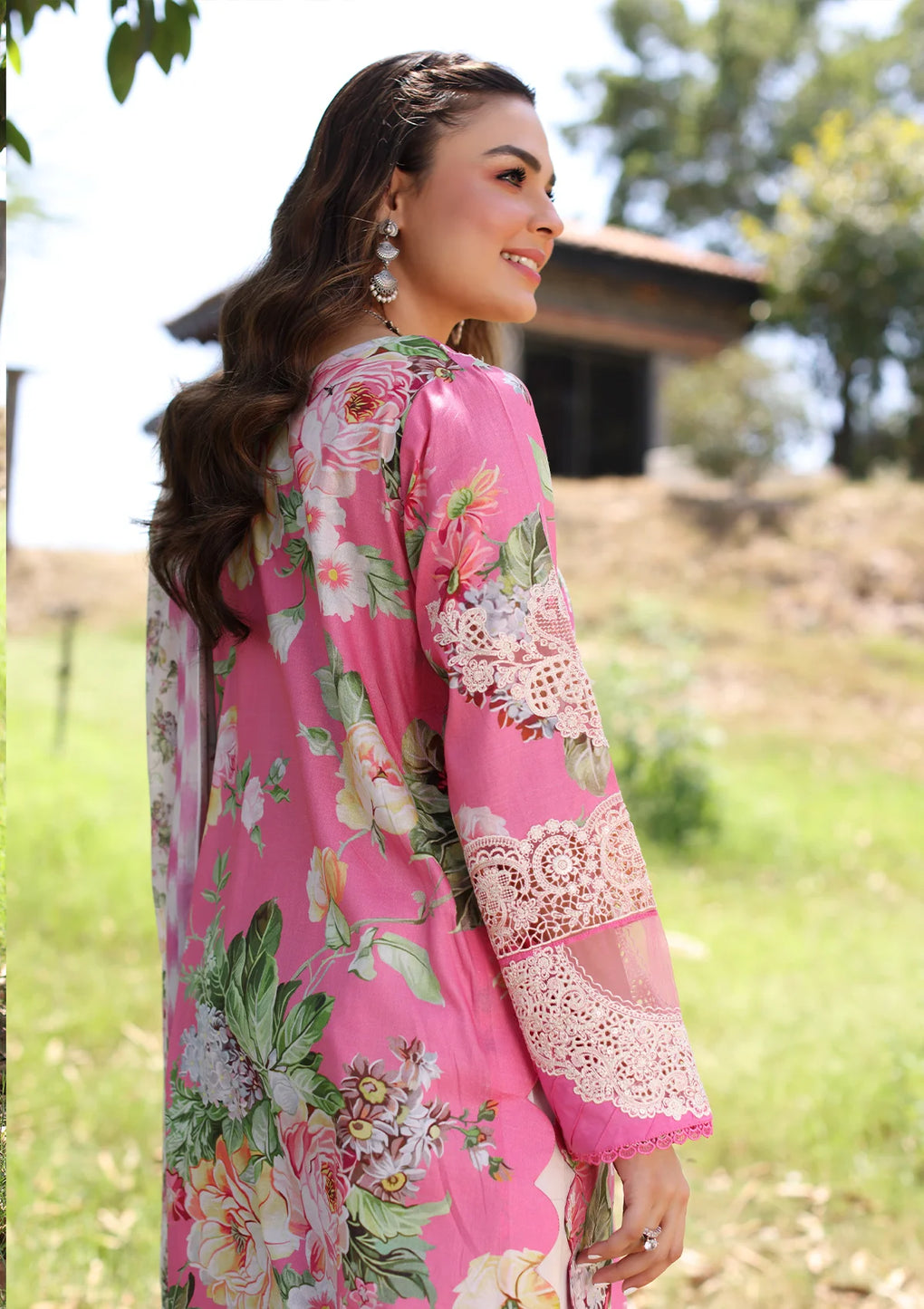 Elaf Premium | Prints Chikankari 24 | 03B PINK MUSE by Elaf Premium - Designer Dress - Type: Ladies Clothes - Available at Libayah - 100% Original
