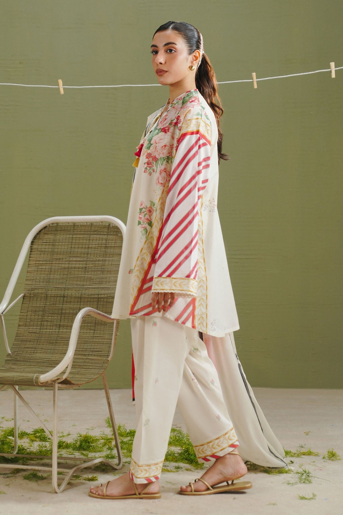 Zara Shahjahan | Coco Prints 26 | Zeya-1A - Designer Dress - Type : Ladies Clothes - Available at Libayah - 100% Original