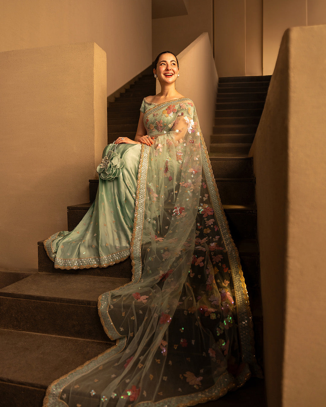 Faiza Saqlain | Reina Luxe | Nureet by Faiza Faisal - Designer Dress  - Type : Ladies Clothes - Available at Libayah - 100% Original 