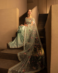 Faiza Saqlain | Reina Luxe | Nureet by Faiza Faisal - Designer Dress  - Type : Ladies Clothes - Available at Libayah - 100% Original 