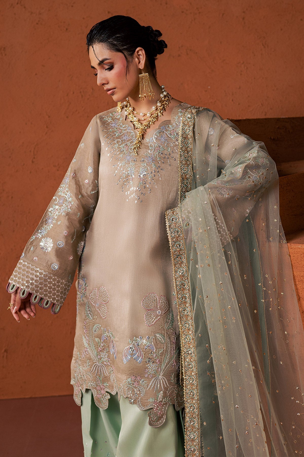 Nureh | Fancy Formal 26 | NP-826 by Nureh - Designer Dress  - Type : Ladies Clothes - Available at Libayah - 100% Original 