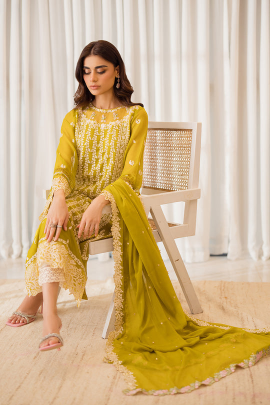 Azure | Ensembles Embroidered Formals | Amber Glow by Azure - Designer Dress - Type: Ladies Clothes - Available at Libayah - 100% Original