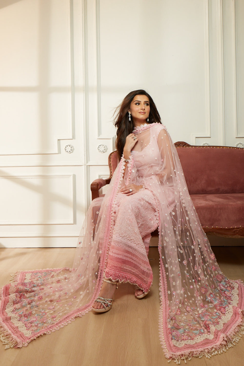 Sobia Nazir | Luxury Lawn Eid 26 | 7B by Sobia Nazir - Designer Dress - Type : Luxury Dress - Available at Libayah - 100% Original