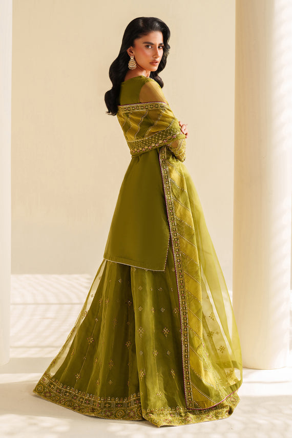 Naqshi | Feemora Organza Raw Silk | Feeha by Naqshi - Designer Dress  - Type : Ladies Clothes - Available at Libayah - 100% Original 