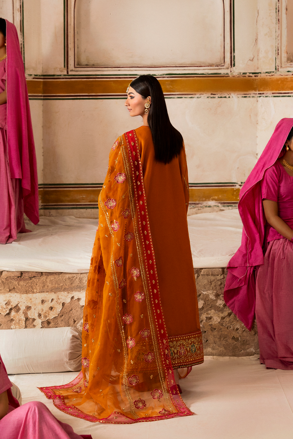 Emaan Adeel | The Empress Wedding Formals | SOLMIRA by Emaan AdeelEMPLOYEES - Designer Dress  - Type : Ladies Clothes - Available at Libayah - 100% Original 