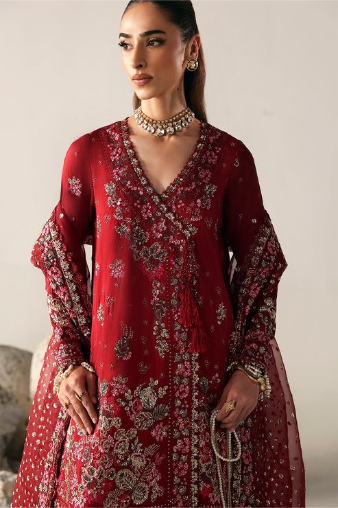 Emaan Adeel | Serein Luxe Silk | SERENITY BLOOM by Emaan Adeel - Designer Dress  - Type : Ladies Clothes - Available at Libayah - 100% Original 