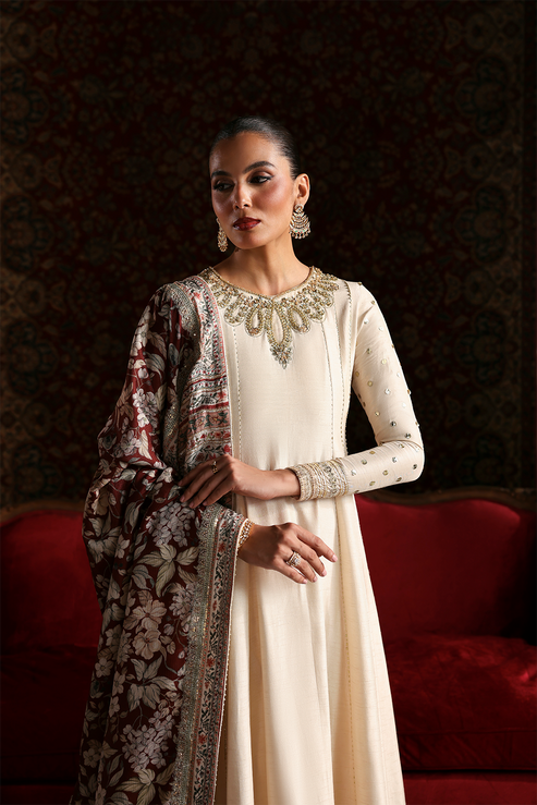 Emaan Adeel | Afsana e Silk | LALEH by Emaan Adeel - Designer Dress - Type : Ladies Clothes - Available at Libayah - 100% Original 