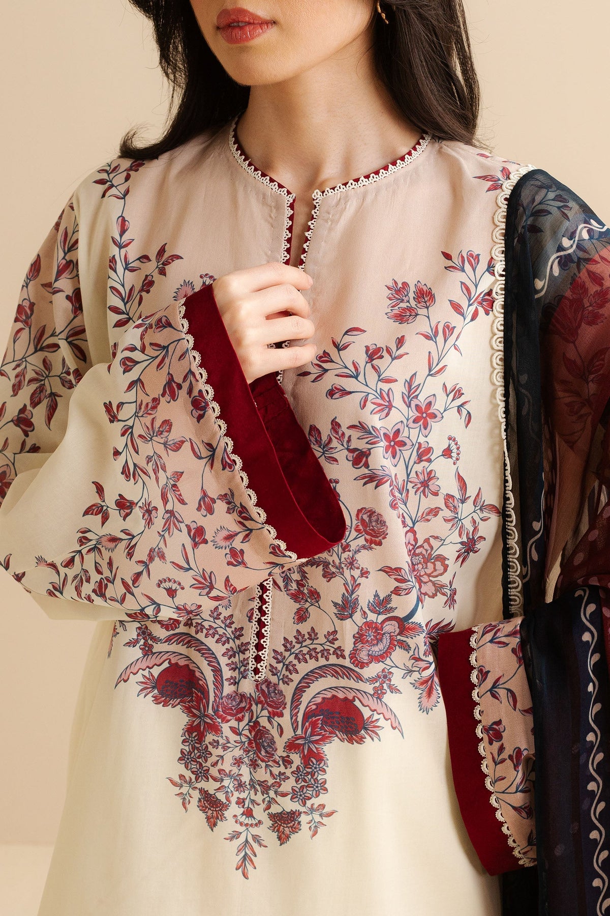 Zara Shahjahan | Coco Prints | Nisa-4B by Zara Shahjahan - Designer Dress - Type: Ladies Clothes - Available at Libayah - 100% Original