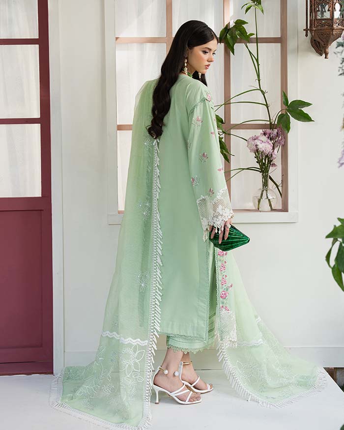 Zevk | Flora Festive Lawn | ROSEMARY by Zevk - Designer Dress - Type: Ladies Clothes - Available at Libayah - 100% Original