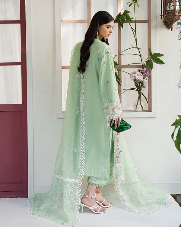 Zevk | Flora Festive Lawn | ROSEMARY by Zevk - Designer Dress - Type: Ladies Clothes - Available at Libayah - 100% Original