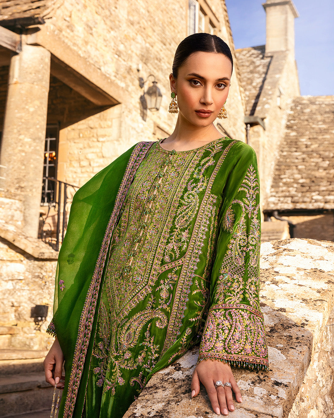 Faiza Saqlain | Adeen Formals | Tegan by Faiza Saqlain - Designer Dress - Type: Ladies Clothes - Available at Libayah - 100% Original