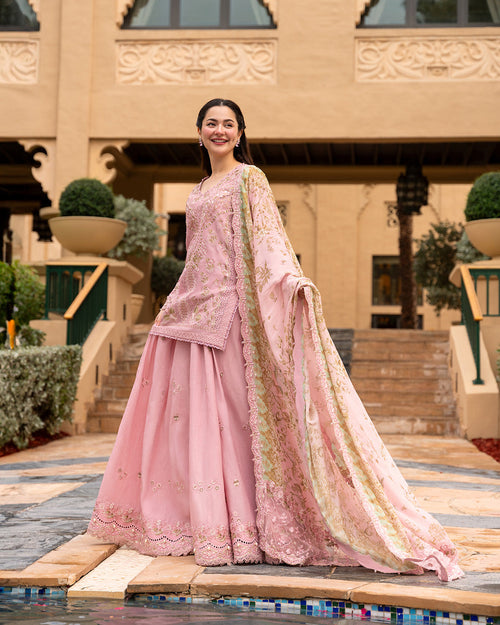 Faiza Saqlain | AYA - Unstitched Luxury Lawn '26 | Asja by Faiza Saqlain - Designer Dress  - Type : Ladies Clothes - Available at Libayah - 100% Original 