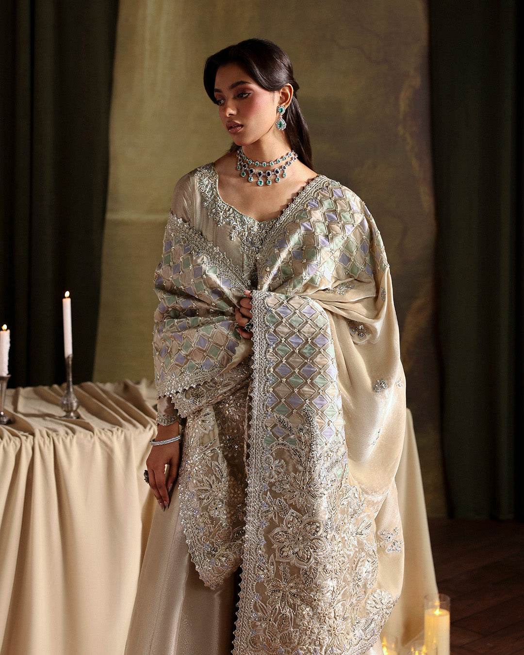 Faiza Saqlain | Zaeva Wedding Formals |Joella by Faiza Saqlain - Designer Dress  - Type : Ladies Clothes - Available at Libayah - 100% Original 
