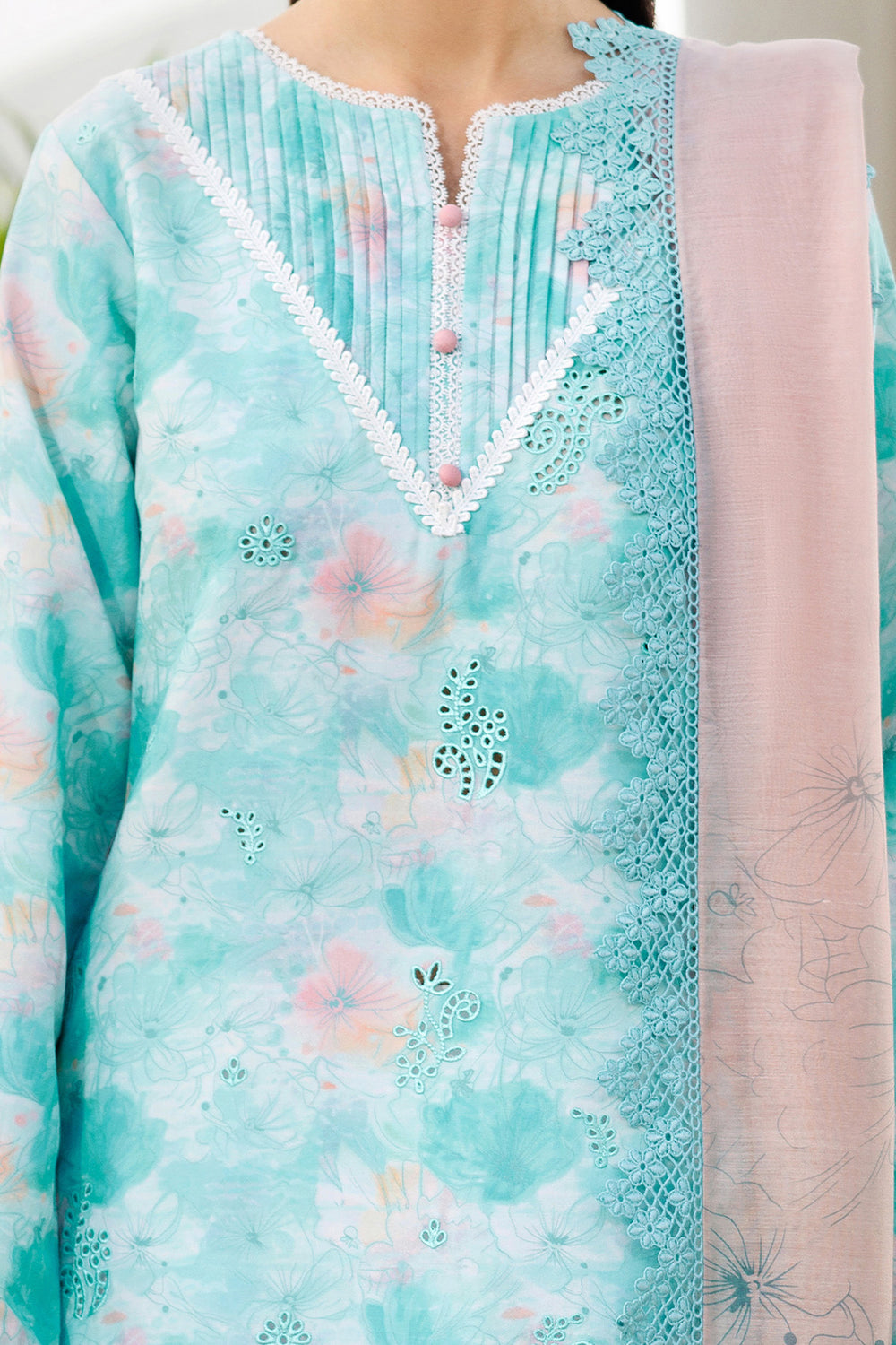 Farasha | Printed Essentials | Blue Dusk by Farasha - Designer Dress  - Type : Ladies Clothes - Available at Libayah - 100% Original 