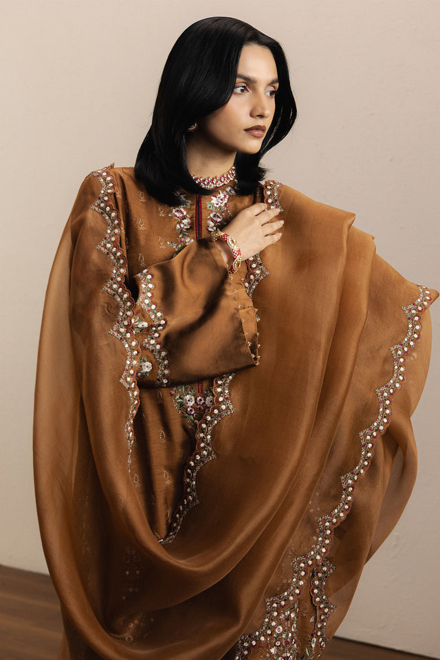 Zara Shahjahan | Festive 26 | Munawwar by Zara Shahjahan - Designer Dress  - Type : Ladies Clothes - Available at Libayah - 100% Original 