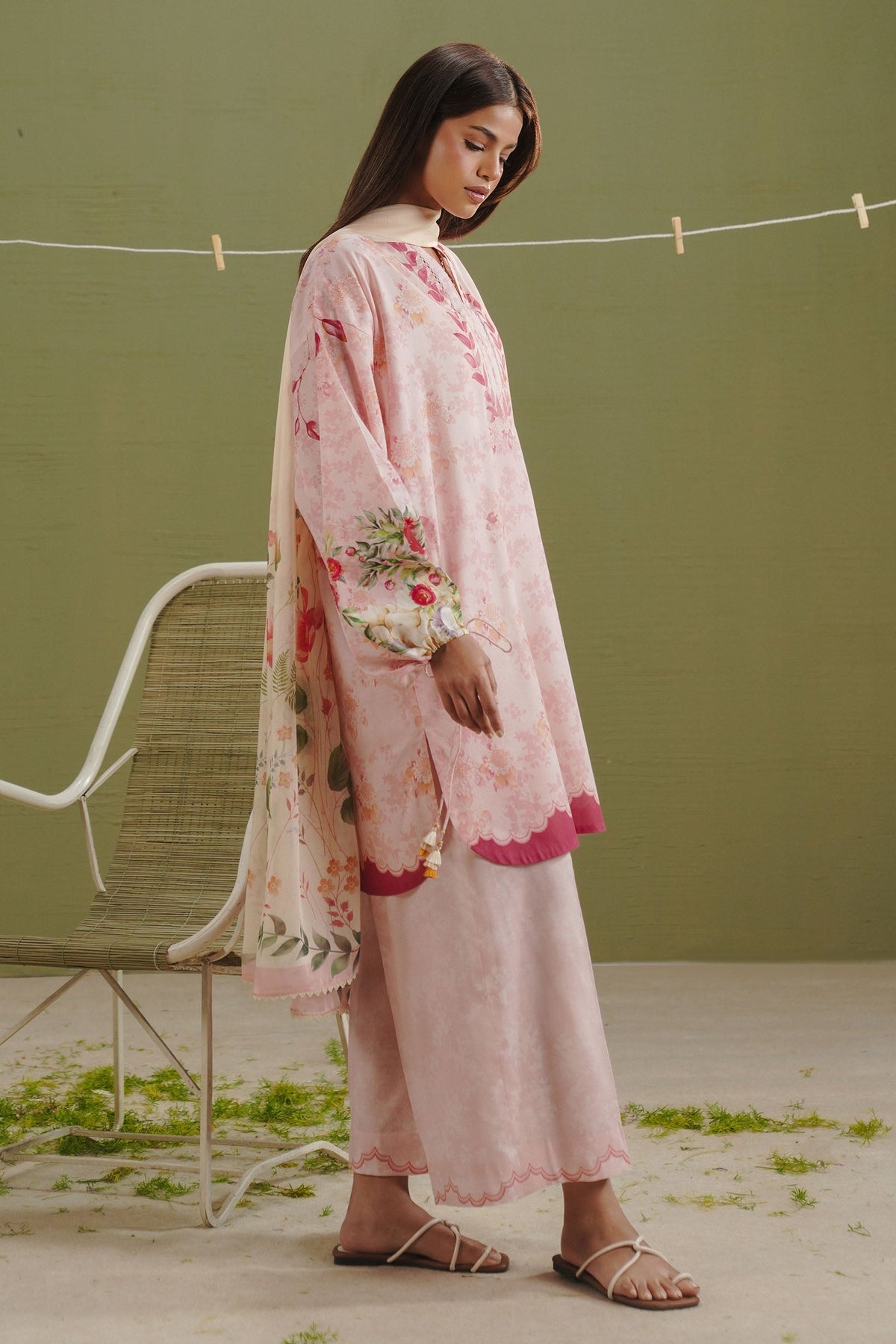 Zara Shahjahan | Coco Prints 26 | Ayla-8B - Designer Dress - Type : Ladies Clothes - Available at Libayah - 100% Original