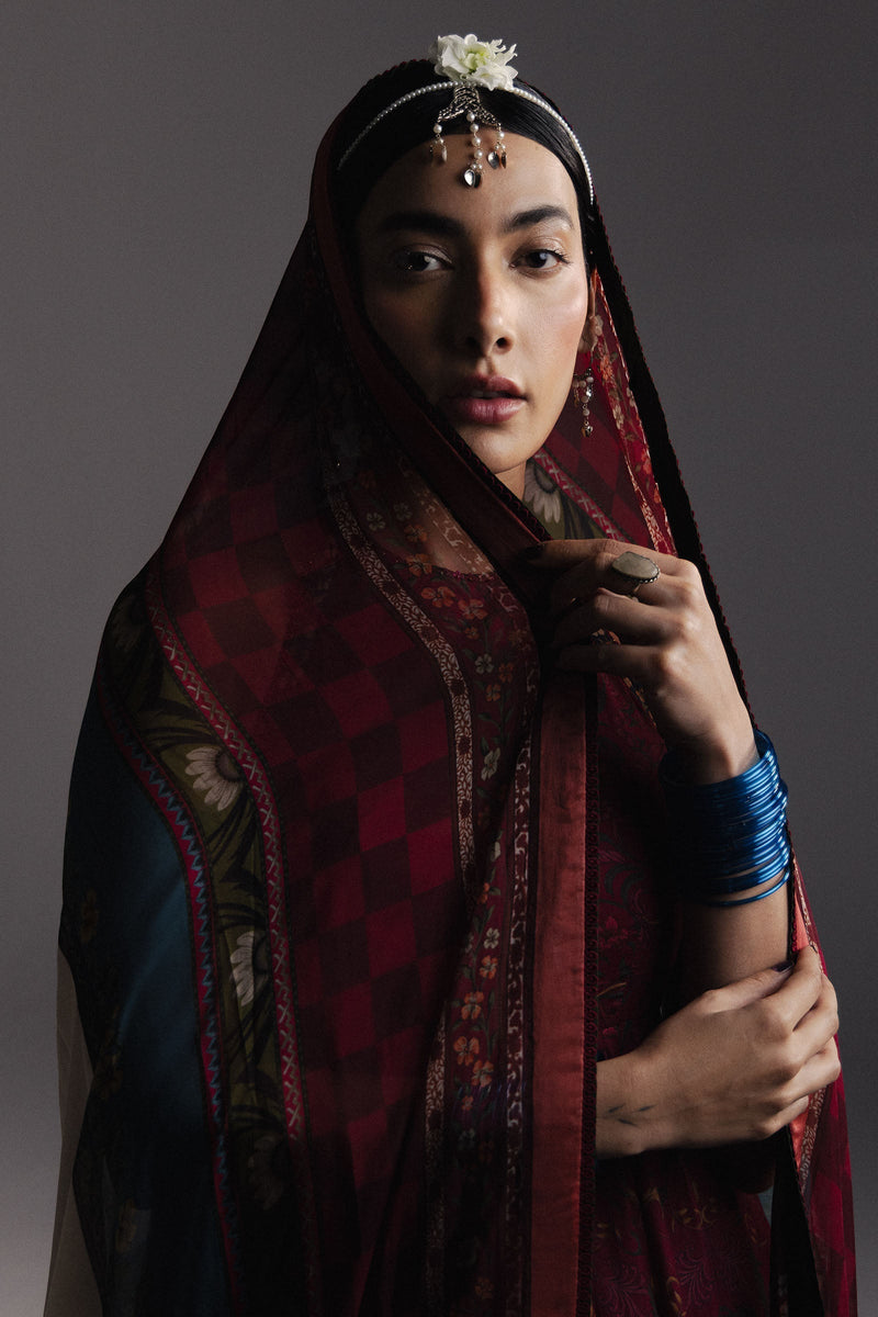 Zara Shahjahan | Anarkali 26 | Firdaus-D6 - Designer Dress - Type : Ladies Clothes - Available at Libayah - 100% Original
