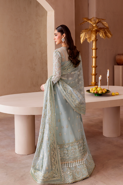Emaan Adeel | Clay Couture | NUVRA by Emaan Adeel - Designer Dress  - Type : Ladies Clothes - Available at Libayah - 100% Original 