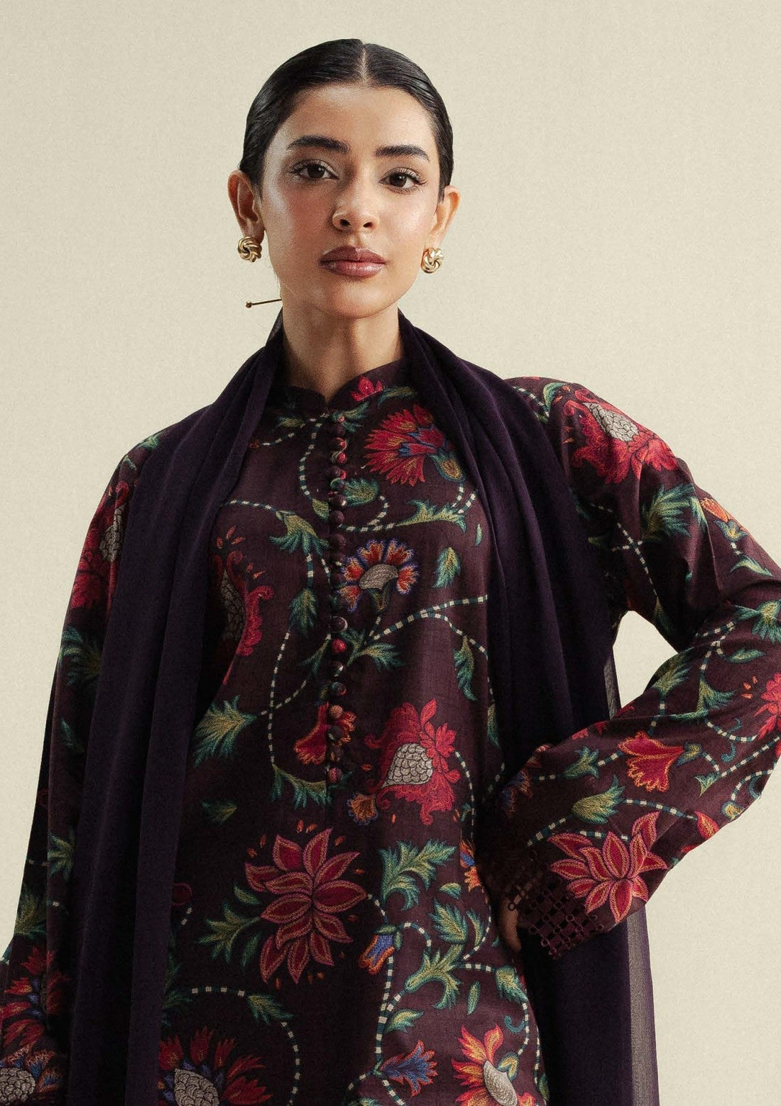 Zara Shahjahan | Coco Prints 25 | Meadow-1A by Zara Shahjahan - Designer Dress  - Type : Ladies Clothes - Available at Libayah - 100% Original 