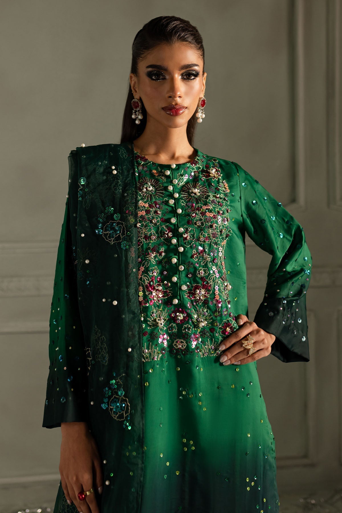 Nureh | Fancy Formals | Ruby Rush TW-09 by Nureh - Designer Dress  - Type : Ladies Clothes - Available at Libayah - 100% Original 