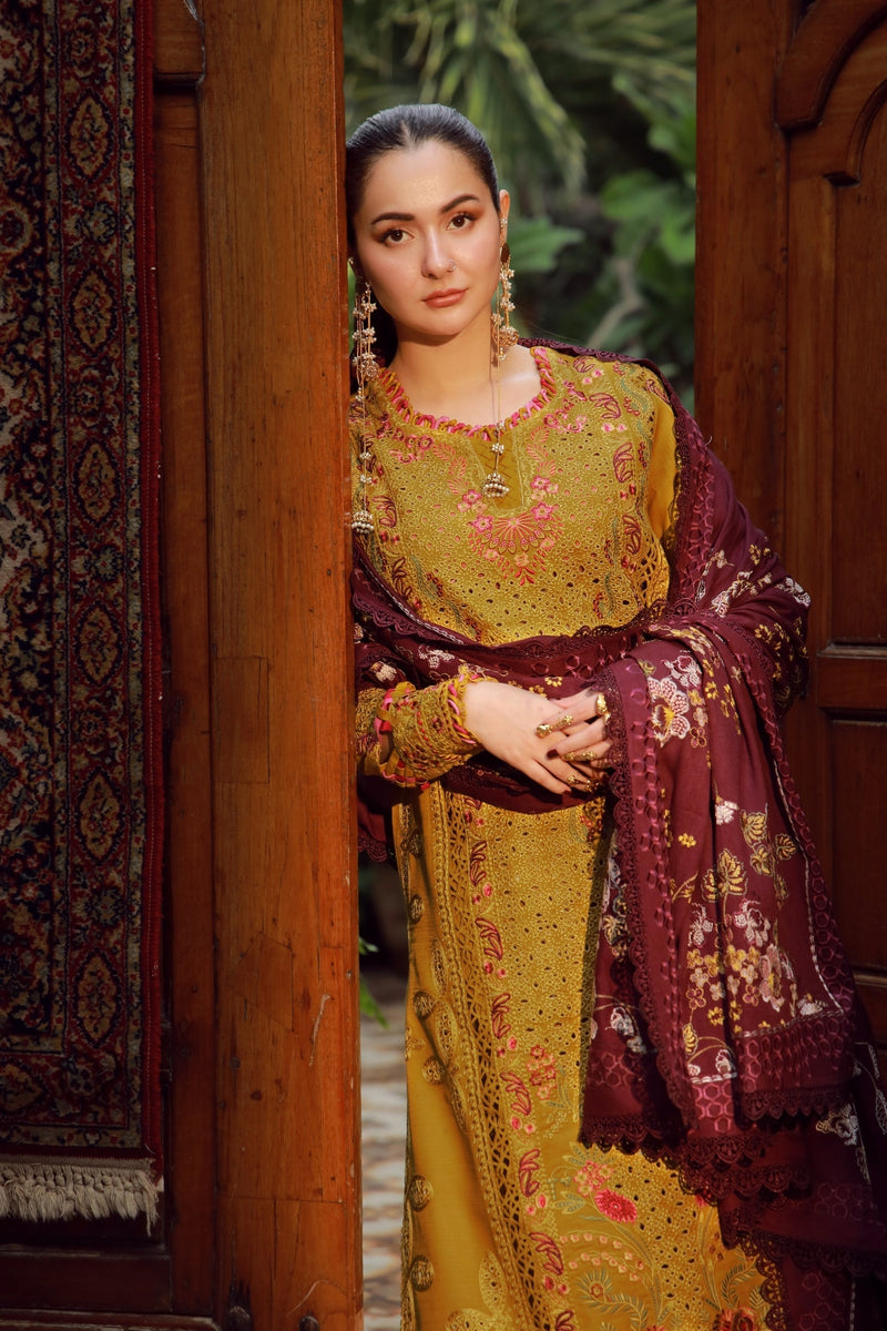 Maryam Hussain | Winter Shawl 25 | Soz by Maryam Hussain - Designer Dress - Type : Ladies Clothes - Available at Libayah - 100% Original 