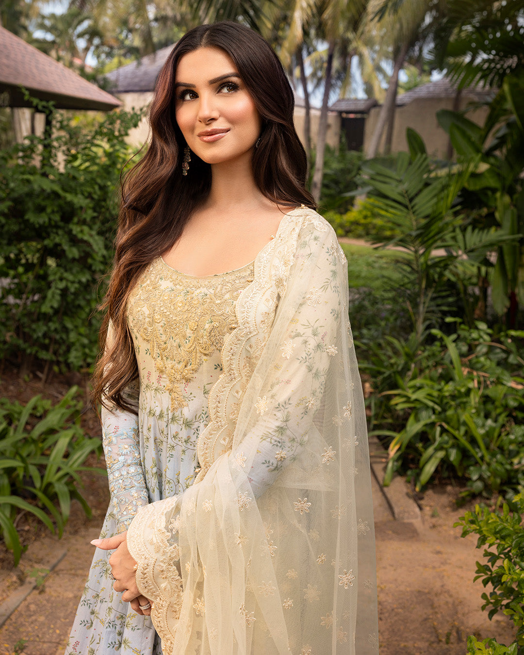 Faiza Saqlain | Zinnia Lawn 25 | Freesia by Faiza Saqlain - Designer Dress - Type: Ladies Clothes - Available at Libayah - 100% Original