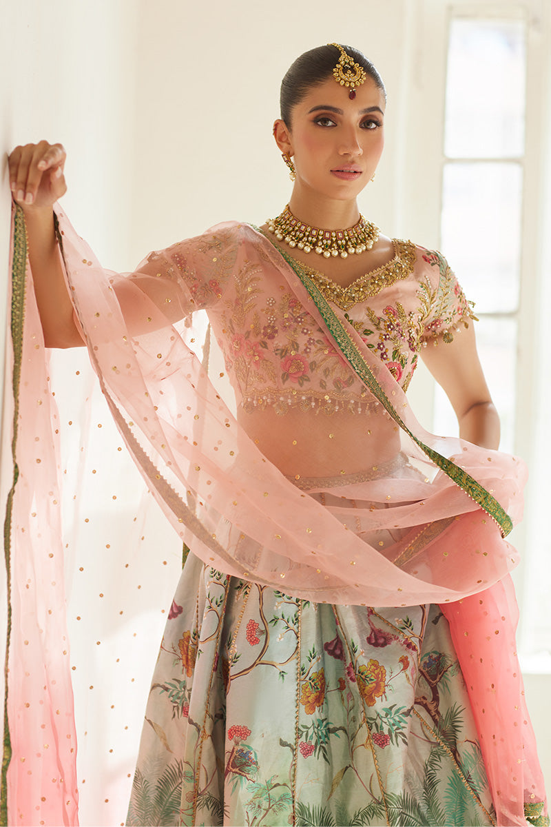 Mina Hassan | Formal Dholki Collection | Fayruz by Mina Hassan - Designer Dress - Type: Ladies Clothes - Available at Libayah - 100% Original