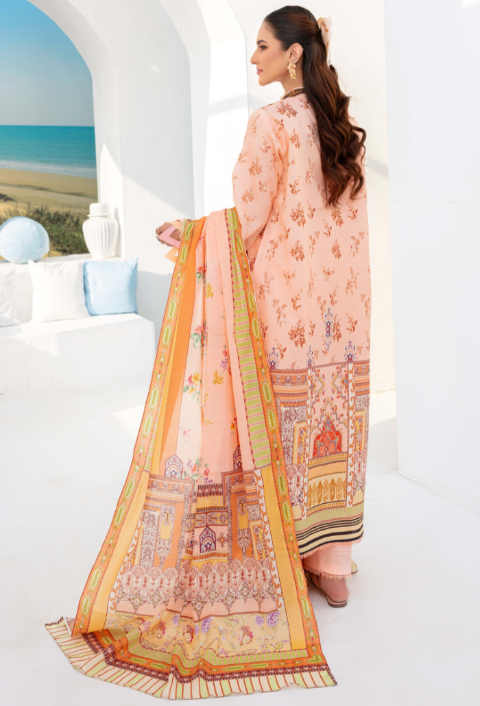 Humdum | Saira Bano Lawn 24 | D10 by HumDum - Designer Dress - Type: Ladies Clothes - Available at Libayah - 100% Original