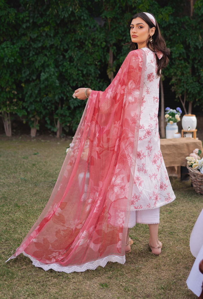 Humdum | Gardenia Lawn 24 | Printkari Lawn PLG 06 by HumDum - Designer Dress - Type: Ladies Clothes - Available at Libayah - 100% Original