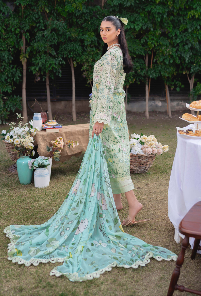 Humdum | Gardenia Lawn 24 | Printkari Lawn PLG 07 by HumDum - Designer Dress - Type: Ladies Clothes - Available at Libayah - 100% Original