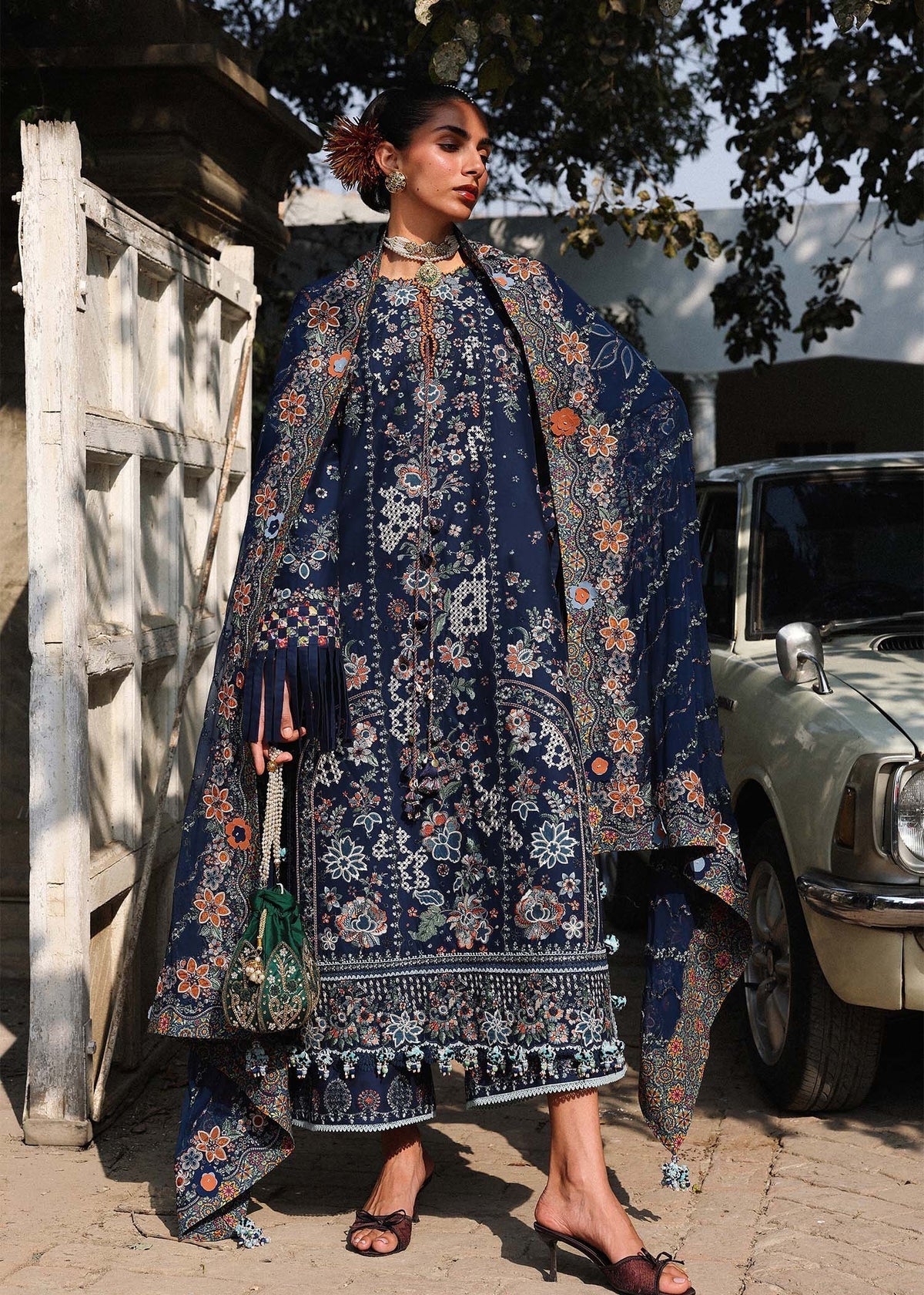 Hussain Rehar | Kalabagh Luxury Lawn 26 | Amalfi by Hussain Rehar - Designer Dress  - Type : Ladies Clothes - Available at Libayah - 100% Original 