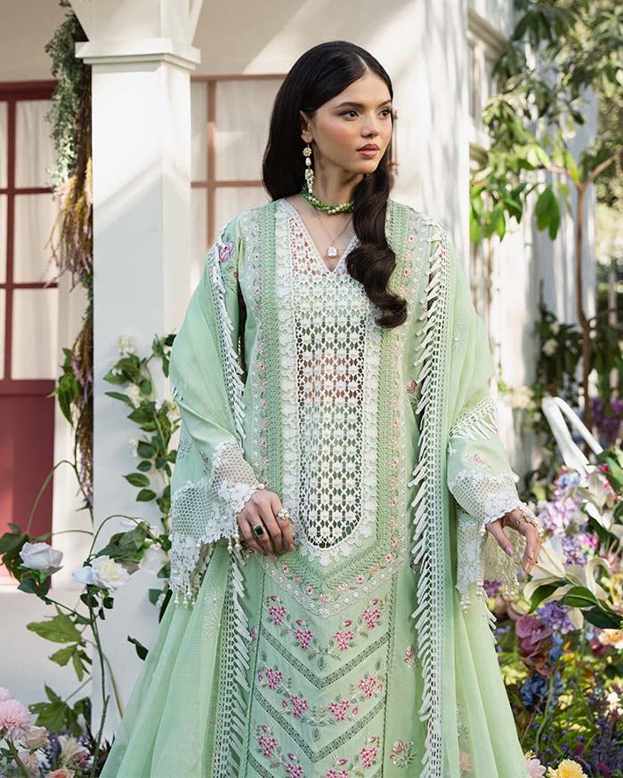 Zevk | Flora Festive Lawn | ROSEMARY by Zevk - Designer Dress - Type: Ladies Clothes - Available at Libayah - 100% Original