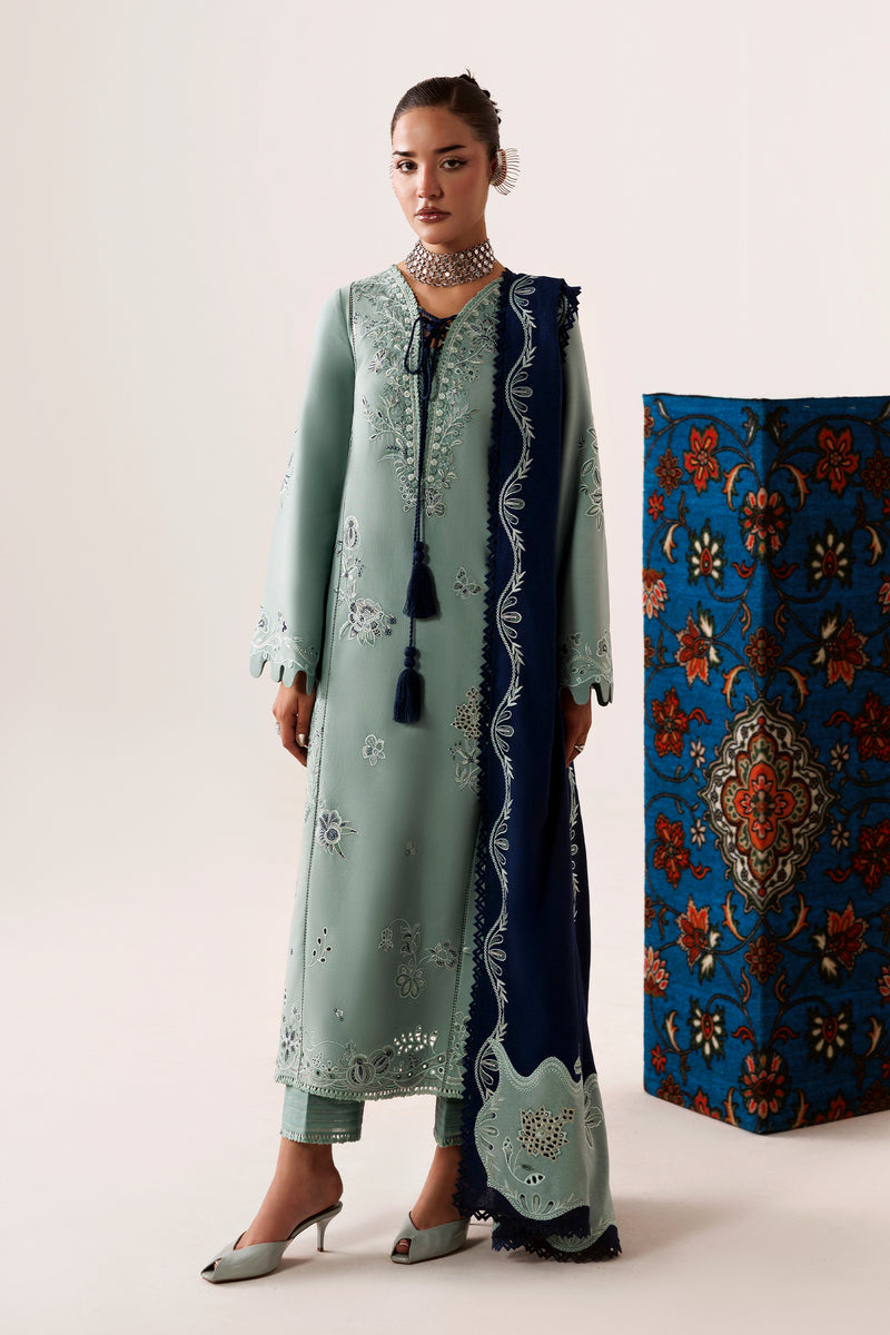 Qalamkar | Q Line Linen 26 | QLW-11 TALIYA by Qalamkar - Designer Dress  - Type : Ladies Clothes - Available at Libayah - 100% Original 