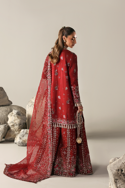 Emaan Adeel | Serein Luxe Silk | SERENITY BLOOM by Emaan Adeel - Designer Dress  - Type : Ladies Clothes - Available at Libayah - 100% Original 