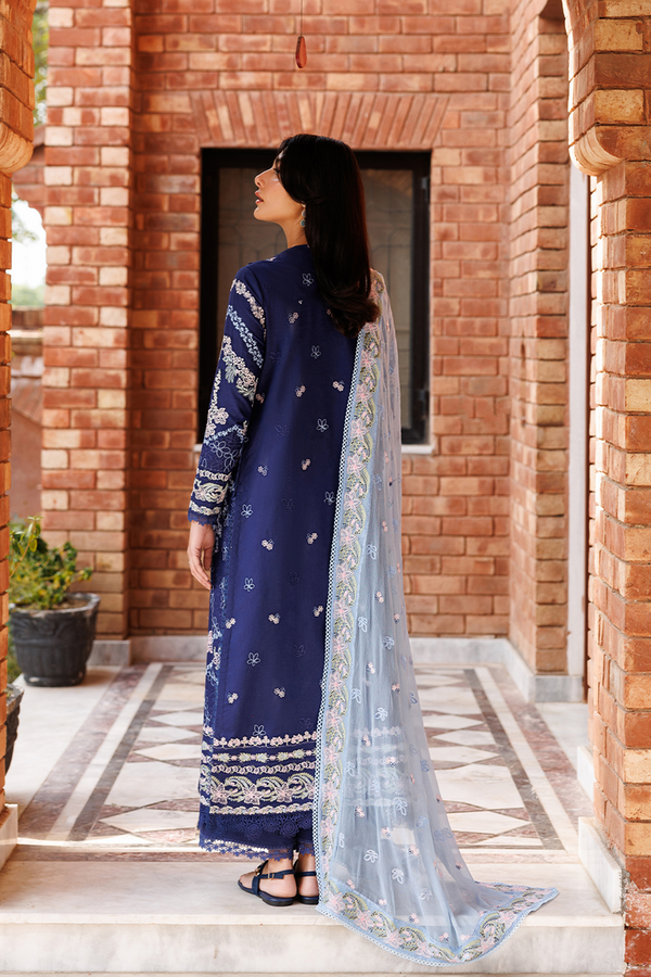 Emaan Adeel | Mirabelle Festive Luxury Lawn | PETAL POSH by Emaan Adeel - Designer Dress  - Type : Ladies Clothes - Available at Libayah - 100% Original 