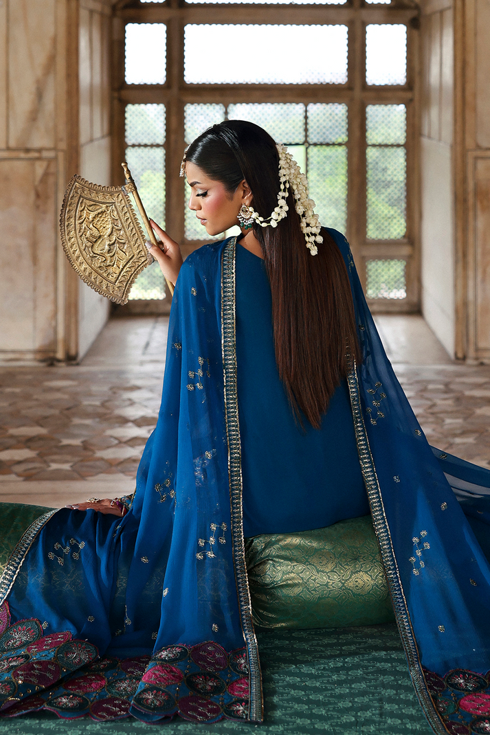 Emaan Adeel | Romansiyyah Luxury Formals | ZARQ by Emaan Adeel - Designer Dress  - Type : Ladies Clothes - Available at Libayah - 100% Original 
