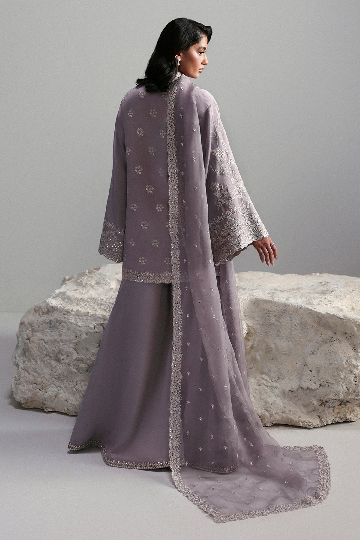 Afrozeh | Slate Ready to Wear | Cressida by Afrozeh - Designer Dress  - Type : Ladies Clothes - Available at Libayah - 100% Original 