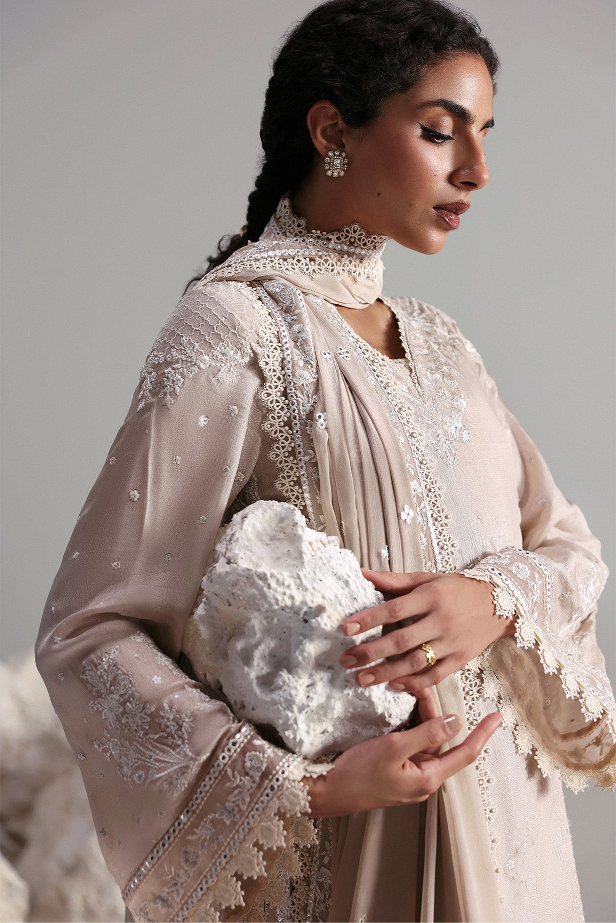 Afrozeh | Slate Ready to Wear | Xavian by Afrozeh - Designer Dress  - Type : Ladies Clothes - Available at Libayah - 100% Original 