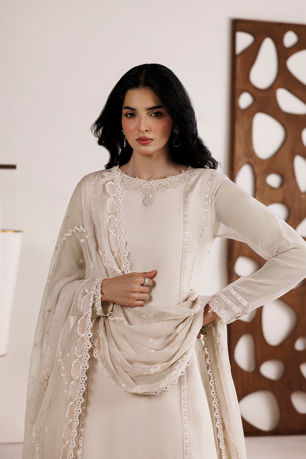 Farasha | Chiffon Essentials 26 | Pearl Garden by Farasha - Designer Dress  - Type : Ladies Clothes - Available at Libayah - 100% Original 
