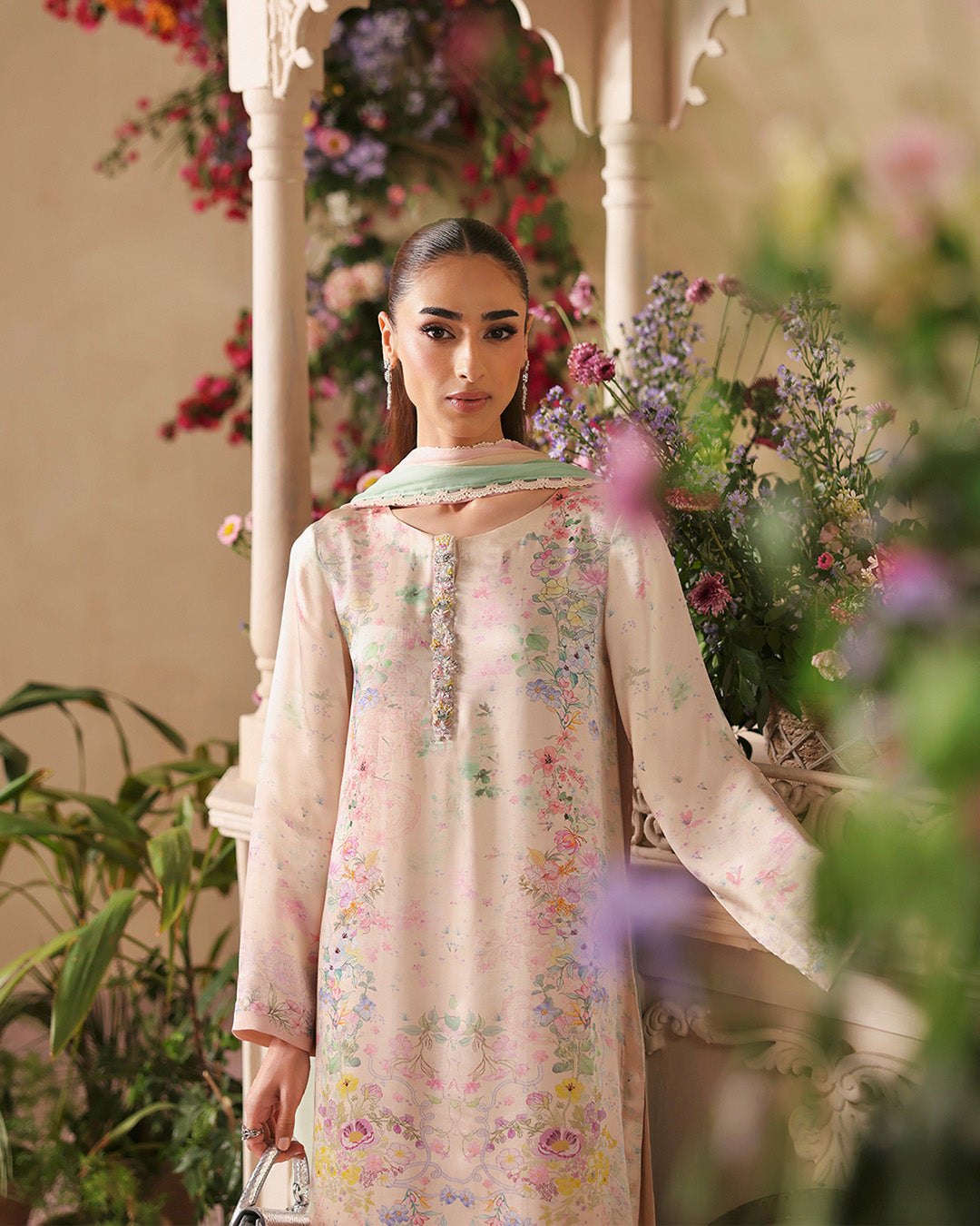 Faiza Saqlain | Serina Luxe | Aeni by Faiza Saqlain - Designer Dress  - Type : Ladies Clothes - Available at Libayah - 100% Original 